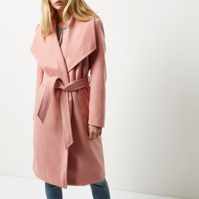 Pink robe coat